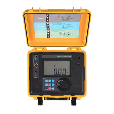 Penguji rintangan tanah digital